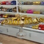 صحن زجاج فاخر مع شوكولاتة ٣٣ قطعة