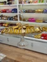 صحن زجاج فاخر مع شوكولاتة ٣٣ قطعة